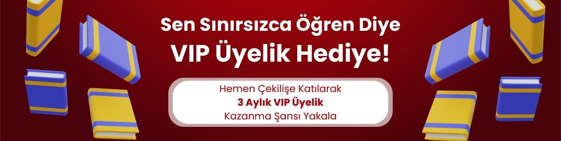 Sen Sınırsıca Öğren Diye Beta Kitaplık'tan VIP Üyelik Hediye!